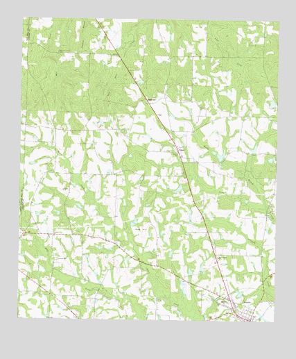 Broxton North, GA USGS Topographic Map