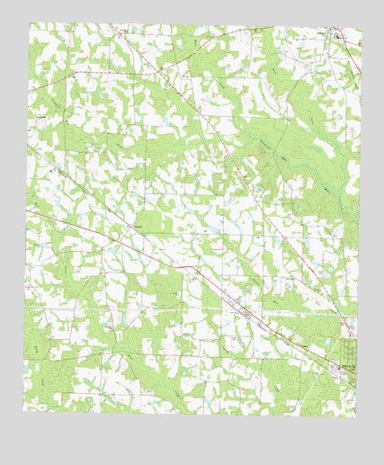 Broxton South, GA USGS Topographic Map