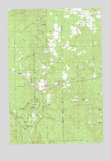 Brule, WI USGS Topographic Map