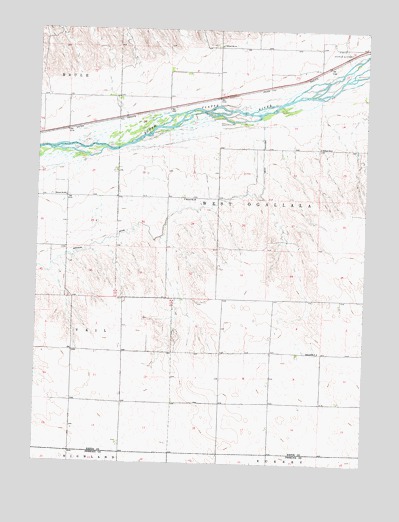 Brule SE, NE USGS Topographic Map