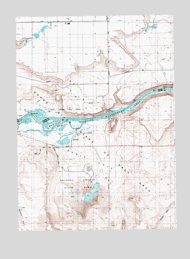 Bruneau Dunes, ID USGS Topographic Map
