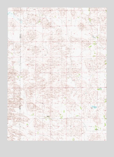 Bruner Lake, NE USGS Topographic Map