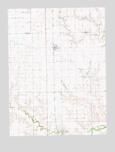 Bruning, NE USGS Topographic Map