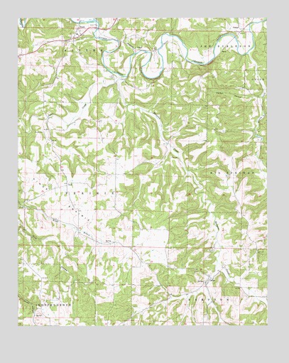 Bruno, AR USGS Topographic Map
