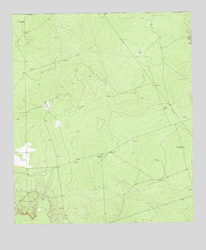 Brunson Ranch, TX USGS Topographic Map