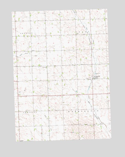 Brunsville, IA USGS Topographic Map