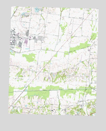 Brunswick, TN USGS Topographic Map