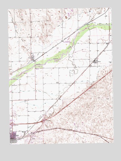 Brush East, CO USGS Topographic Map