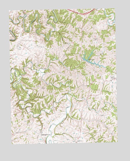 Brush Grove, KY USGS Topographic Map
