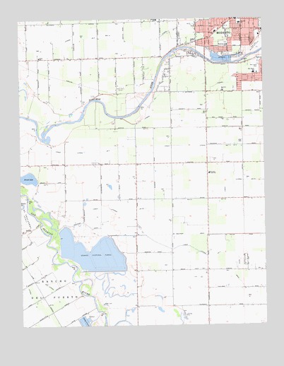 Brush Lake, CA USGS Topographic Map