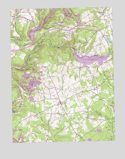 Brush Valley, PA USGS Topographic Map