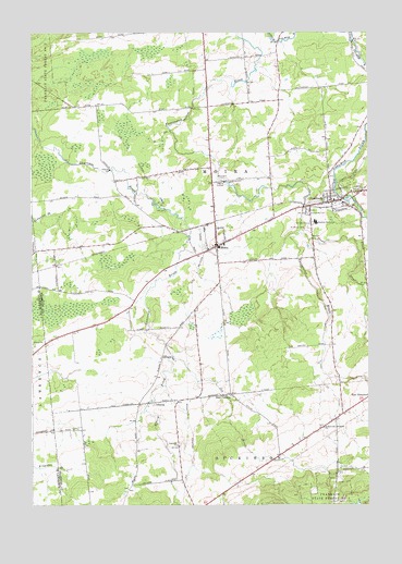 Brushton, NY USGS Topographic Map