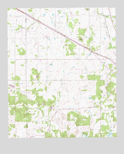 Brushy Mound, TX USGS Topographic Map