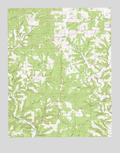 Brushyknob, MO USGS Topographic Map