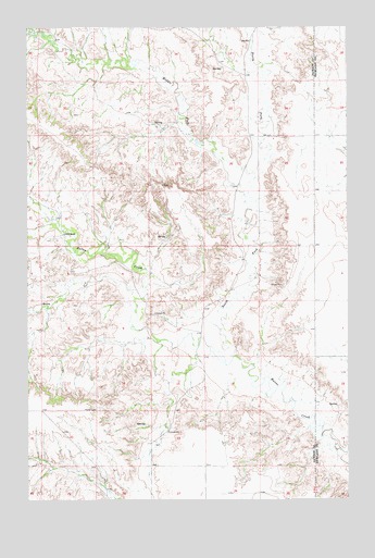 Allard Ranch, MT USGS Topographic Map