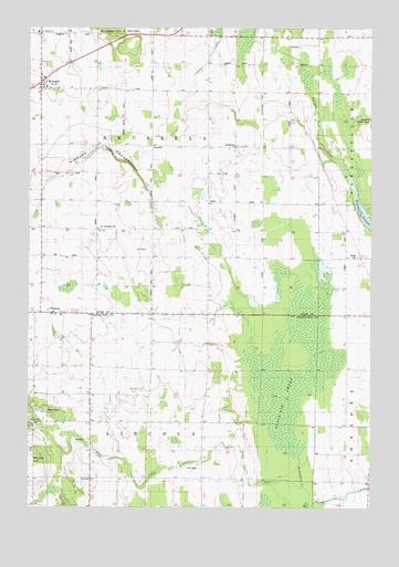 Brussels, WI USGS Topographic Map