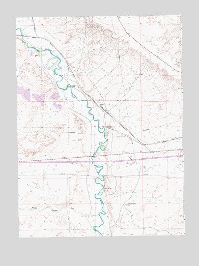 Bryan, WY USGS Topographic Map