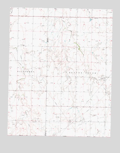 Bryans Corner SW, OK USGS Topographic Map