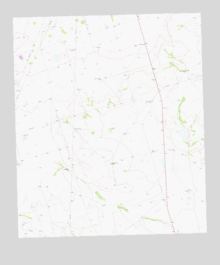 Bryant Ranch, TX USGS Topographic Map