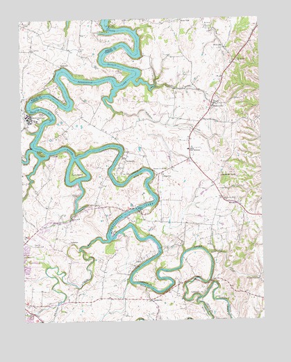 Bryantsville, KY USGS Topographic Map