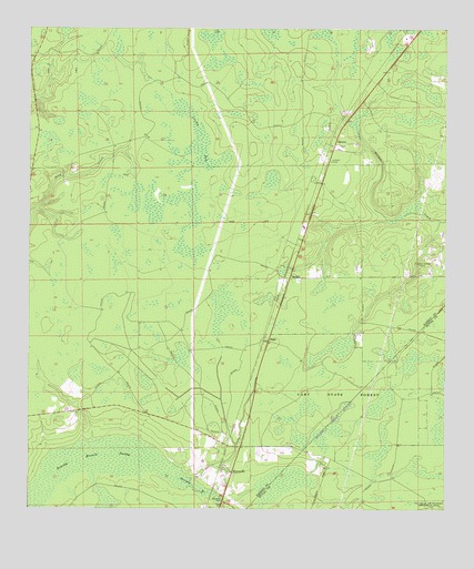 Bryceville, FL USGS Topographic Map