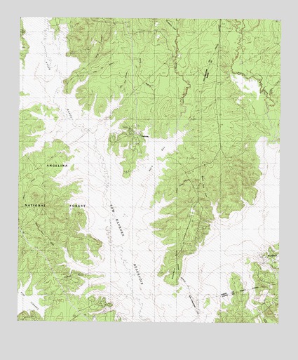 Buck Bay, TX USGS Topographic Map