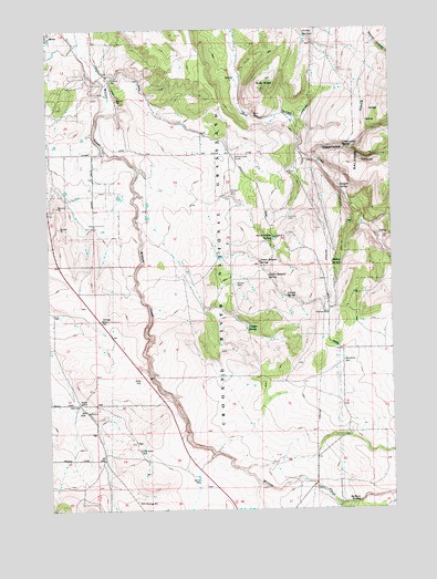 Buck Butte, OR USGS Topographic Map