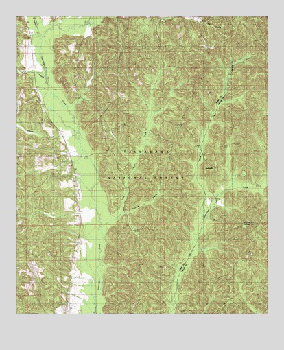 Buck Creek, AL USGS Topographic Map