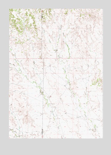 Buck Creek, WY USGS Topographic Map