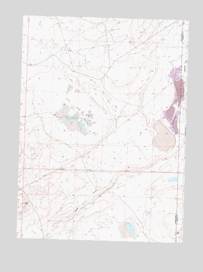 Buck Draw, WY USGS Topographic Map