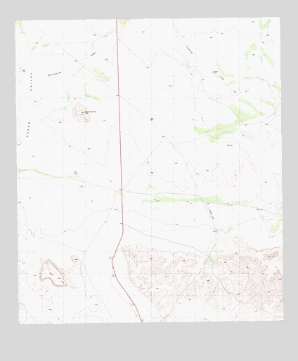 Buck Hill, TX USGS Topographic Map