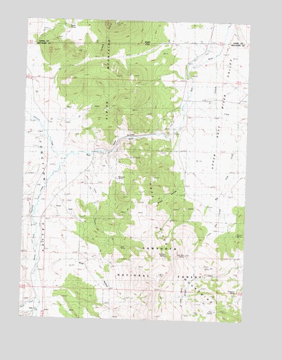 Buck Hollow, UT USGS Topographic Map