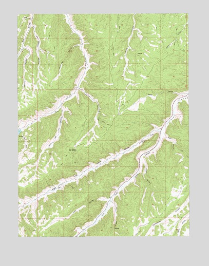 Buck Knoll, UT USGS Topographic Map