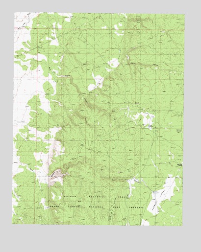 Buck Pasture Canyon, AZ USGS Topographic Map