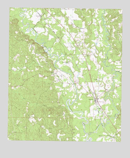 Buckatunna, MS USGS Topographic Map
