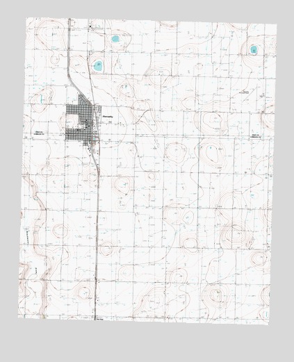 Abernathy, TX USGS Topographic Map