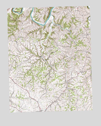Buckeye, KY USGS Topographic Map