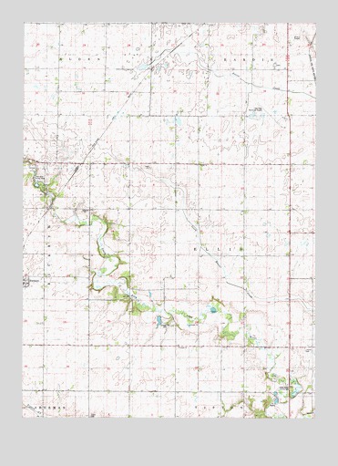 Buckeye East, IA USGS Topographic Map