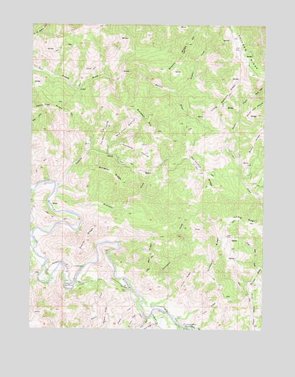 Buckeye Mountain, CA USGS Topographic Map
