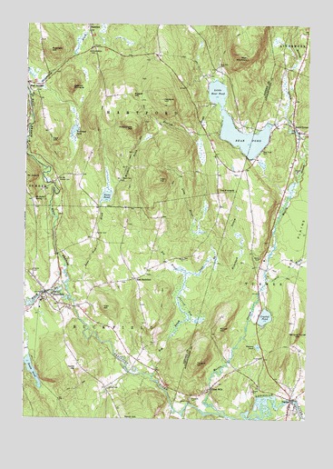 Buckfield, ME USGS Topographic Map