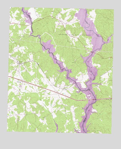 Buckhead, GA USGS Topographic Map