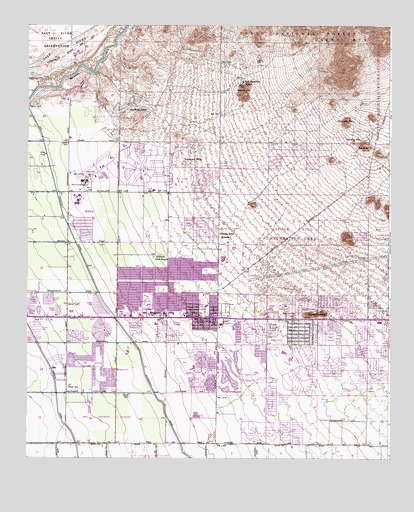 Buckhorn, AZ USGS Topographic Map