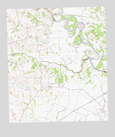 Buckhorn, TX USGS Topographic Map