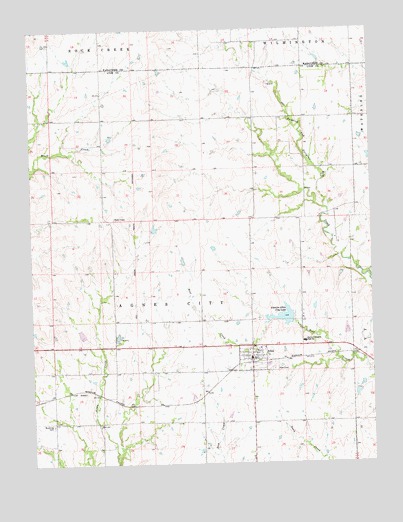 Allen, KS USGS Topographic Map