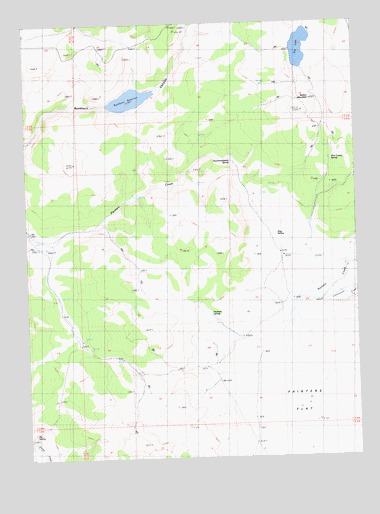 Buckhorn Canyon, CA USGS Topographic Map