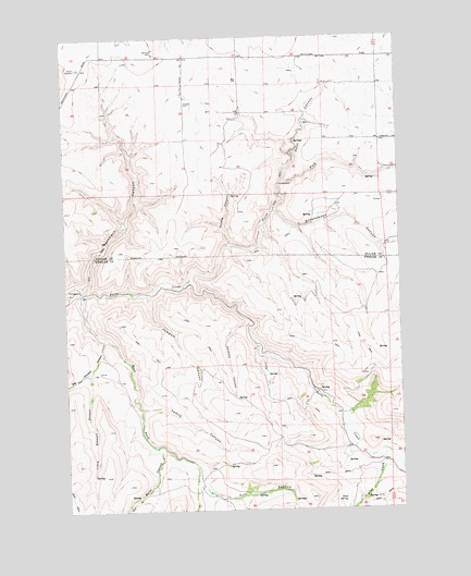 Buckhorn Canyon, OR USGS Topographic Map
