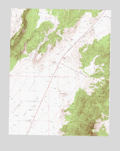 Buckhorn Flat, UT USGS Topographic Map