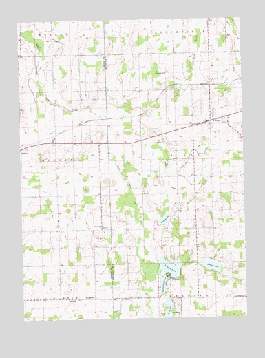Allen, MI USGS Topographic Map