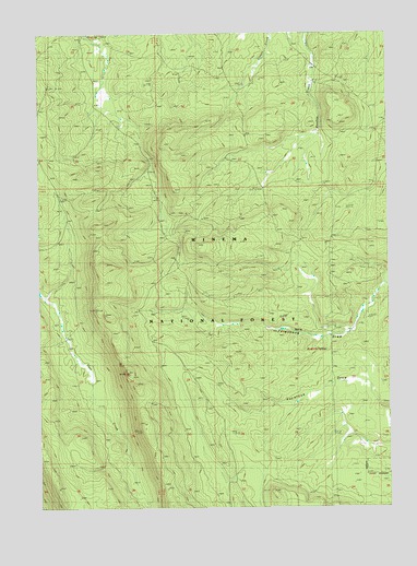 Buckhorn Springs, OR USGS Topographic Map