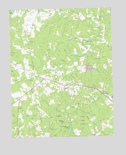 Buckingham, VA USGS Topographic Map